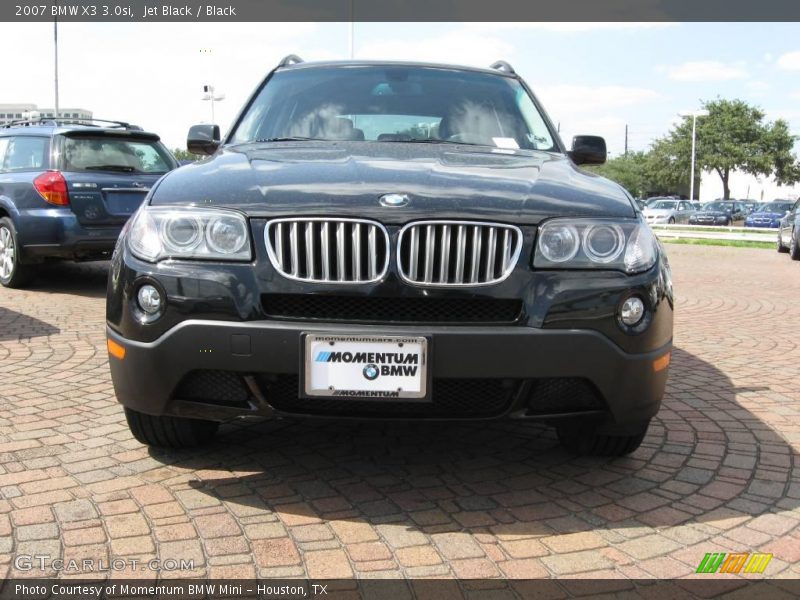 Jet Black / Black 2007 BMW X3 3.0si
