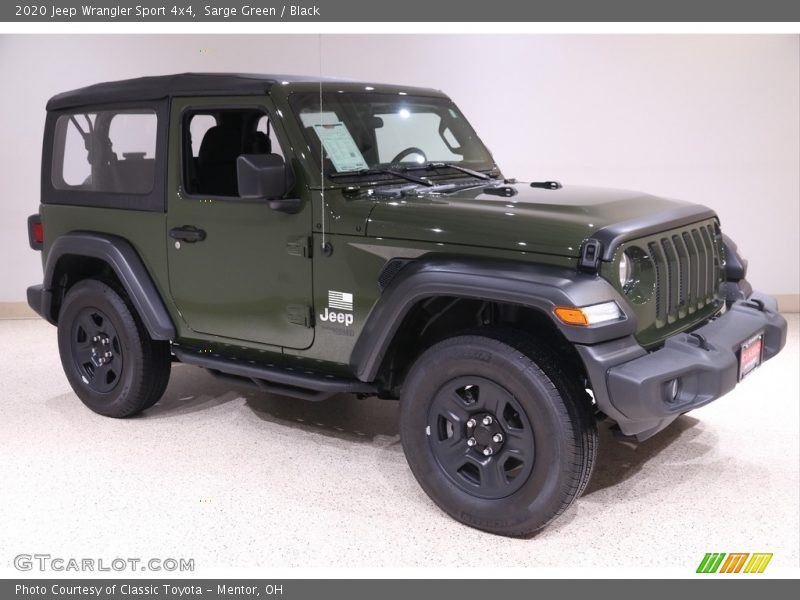 Sarge Green / Black 2020 Jeep Wrangler Sport 4x4