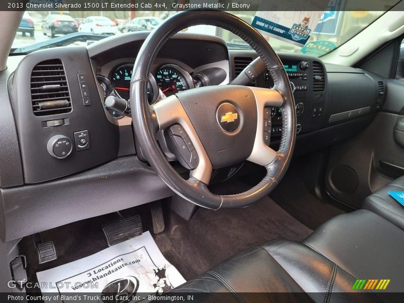 Graystone Metallic / Ebony 2013 Chevrolet Silverado 1500 LT Extended Cab 4x4