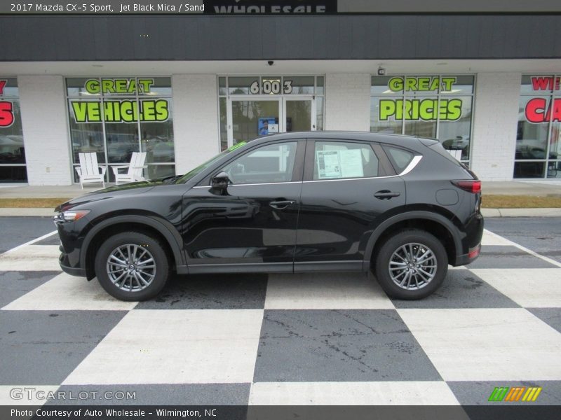 Jet Black Mica / Sand 2017 Mazda CX-5 Sport