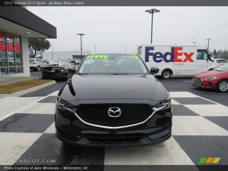 Jet Black Mica / Sand 2017 Mazda CX-5 Sport