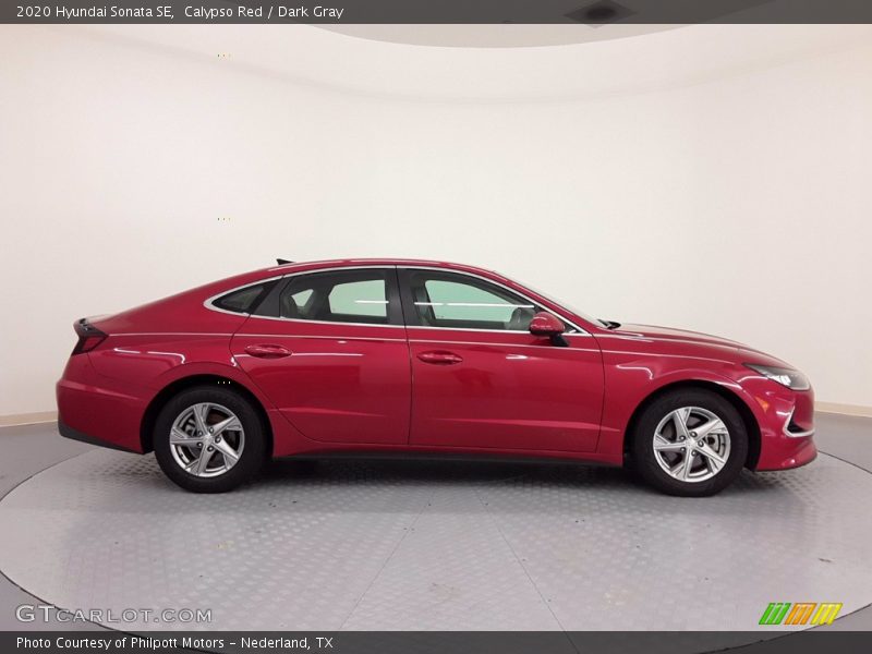 Calypso Red / Dark Gray 2020 Hyundai Sonata SE