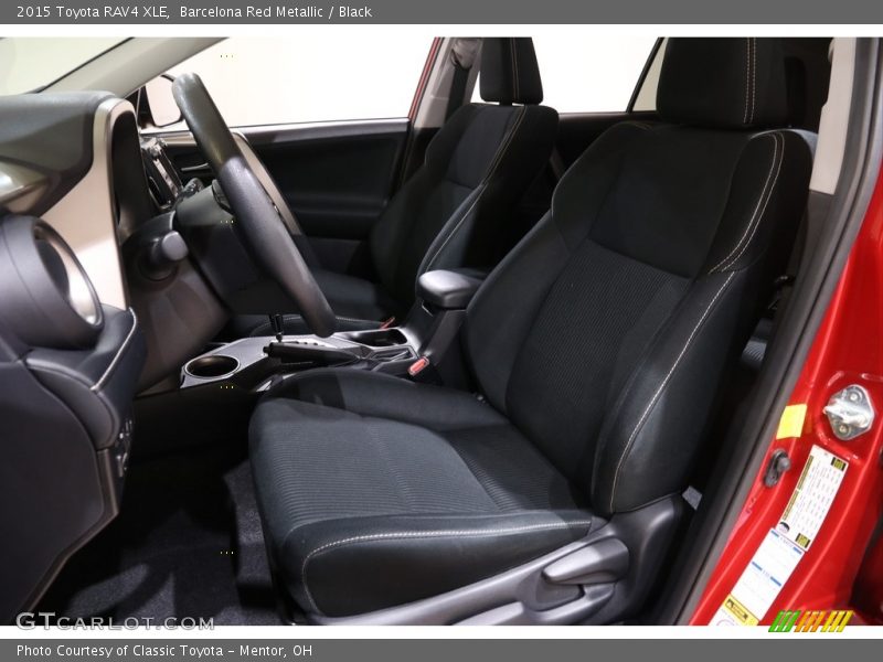 Barcelona Red Metallic / Black 2015 Toyota RAV4 XLE