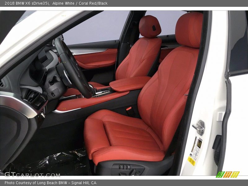  2018 X6 sDrive35i Coral Red/Black Interior