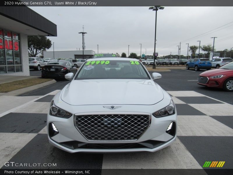 Uyuni White / Black/Gray 2020 Hyundai Genesis G70