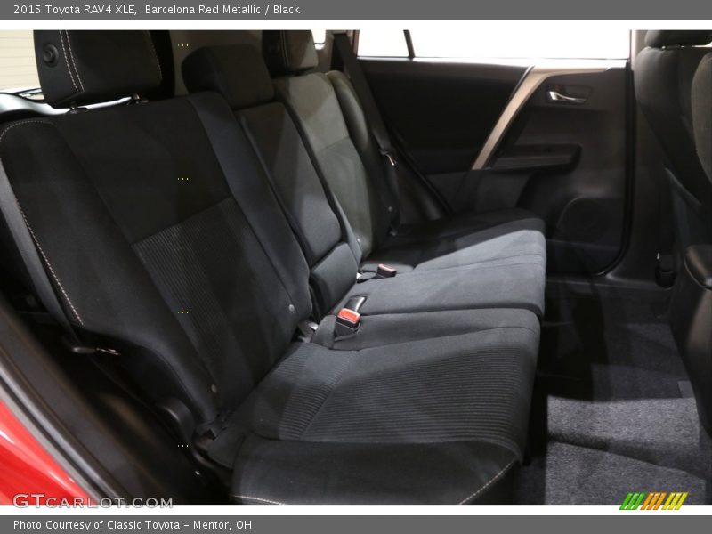 Barcelona Red Metallic / Black 2015 Toyota RAV4 XLE