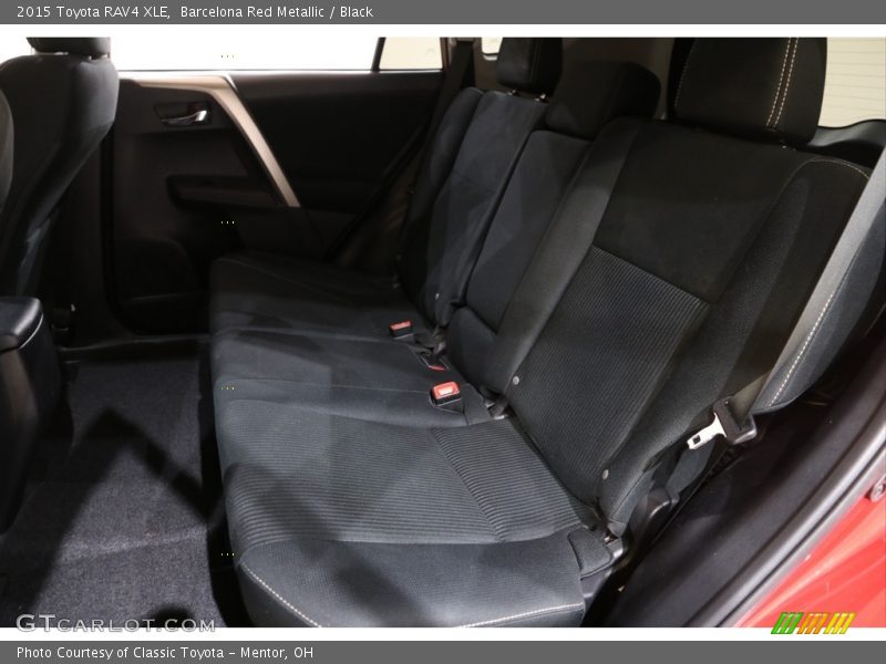 Barcelona Red Metallic / Black 2015 Toyota RAV4 XLE