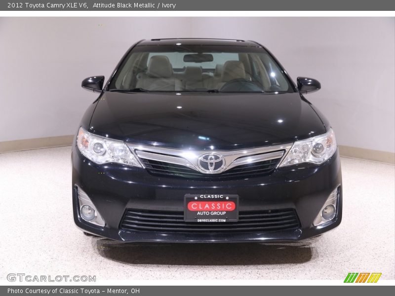 Attitude Black Metallic / Ivory 2012 Toyota Camry XLE V6