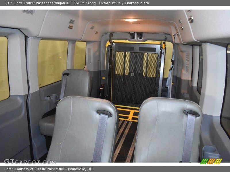 Oxford White / Charcoal black 2019 Ford Transit Passenger Wagon XLT 350 MR Long
