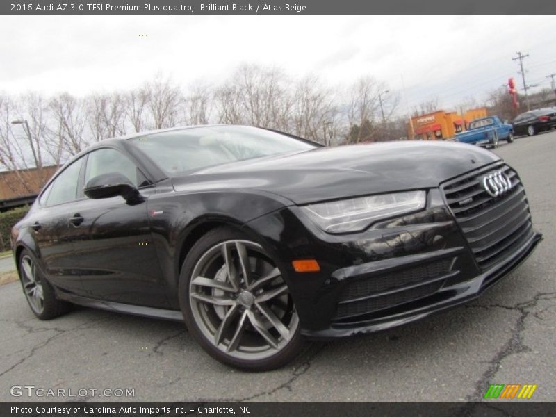 Brilliant Black / Atlas Beige 2016 Audi A7 3.0 TFSI Premium Plus quattro