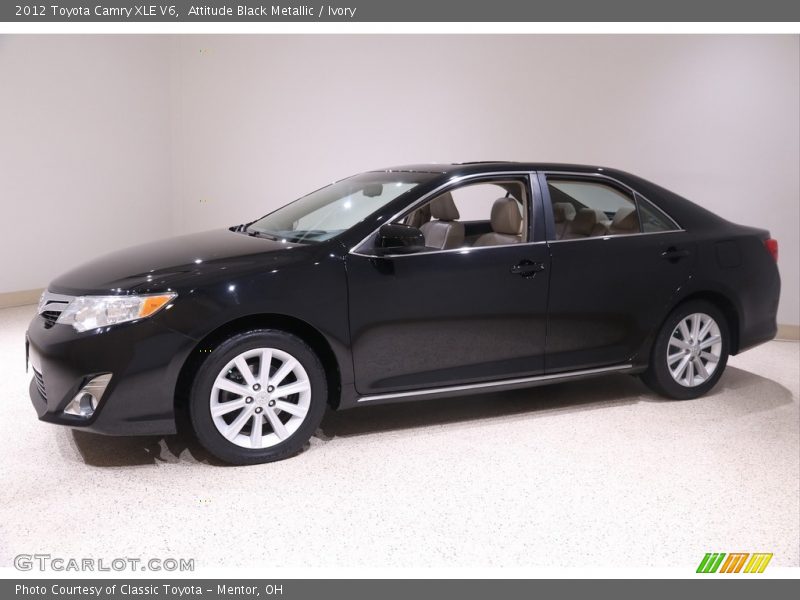 Attitude Black Metallic / Ivory 2012 Toyota Camry XLE V6