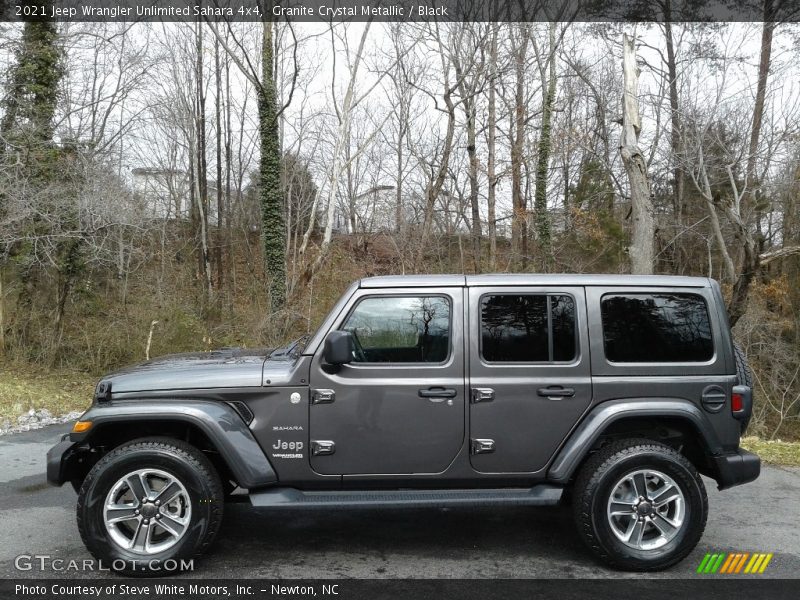 Granite Crystal Metallic / Black 2021 Jeep Wrangler Unlimited Sahara 4x4