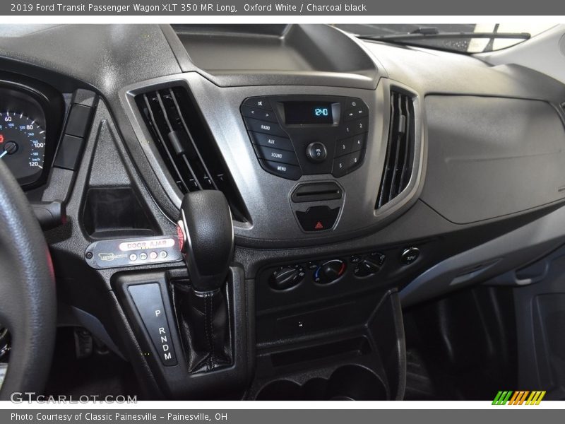 Oxford White / Charcoal black 2019 Ford Transit Passenger Wagon XLT 350 MR Long