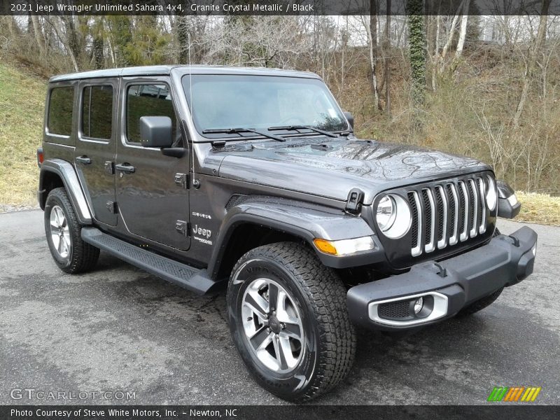 Granite Crystal Metallic / Black 2021 Jeep Wrangler Unlimited Sahara 4x4