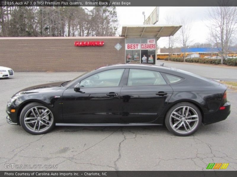 Brilliant Black / Atlas Beige 2016 Audi A7 3.0 TFSI Premium Plus quattro