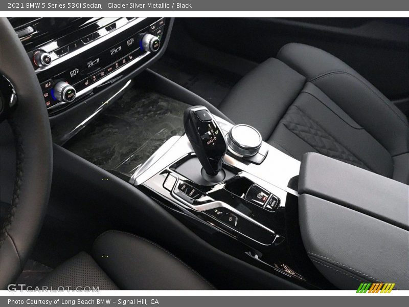 Glacier Silver Metallic / Black 2021 BMW 5 Series 530i Sedan