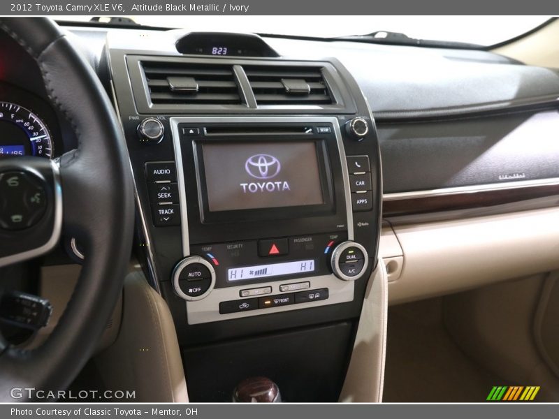 Attitude Black Metallic / Ivory 2012 Toyota Camry XLE V6