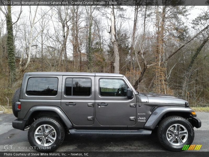 Granite Crystal Metallic / Black 2021 Jeep Wrangler Unlimited Sahara 4x4