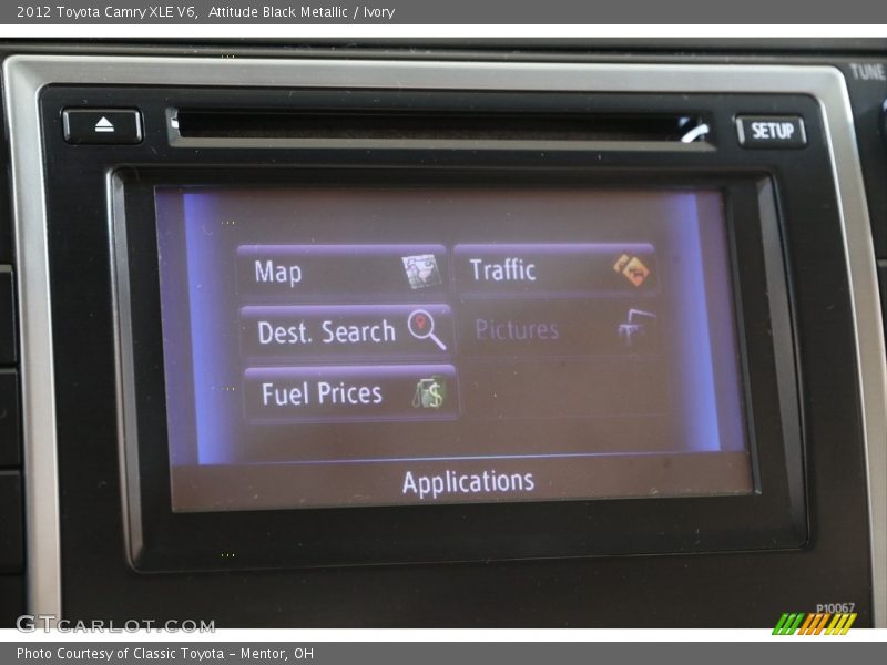 Attitude Black Metallic / Ivory 2012 Toyota Camry XLE V6