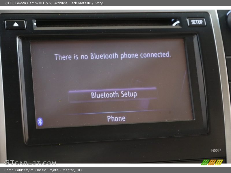 Attitude Black Metallic / Ivory 2012 Toyota Camry XLE V6