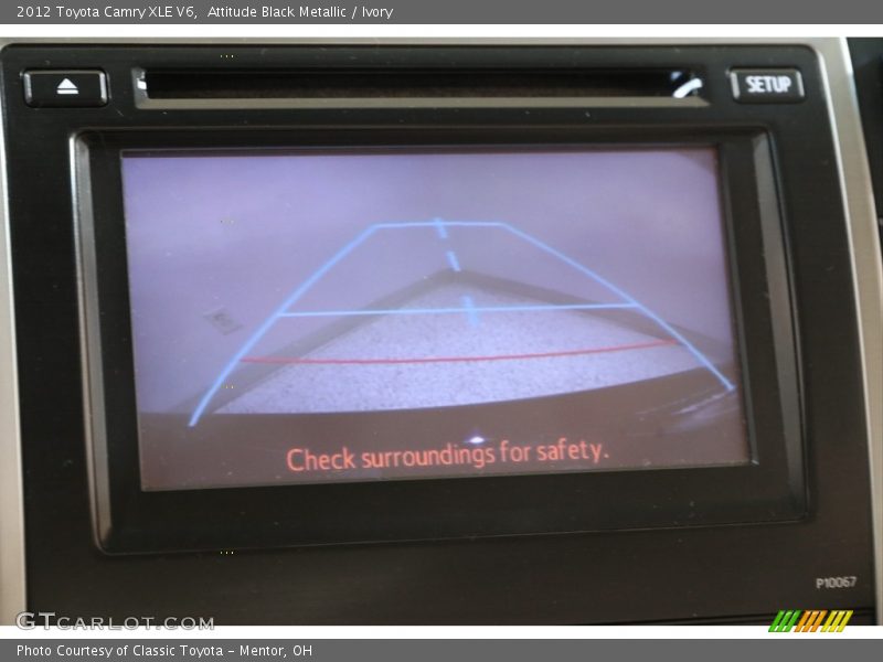 Attitude Black Metallic / Ivory 2012 Toyota Camry XLE V6