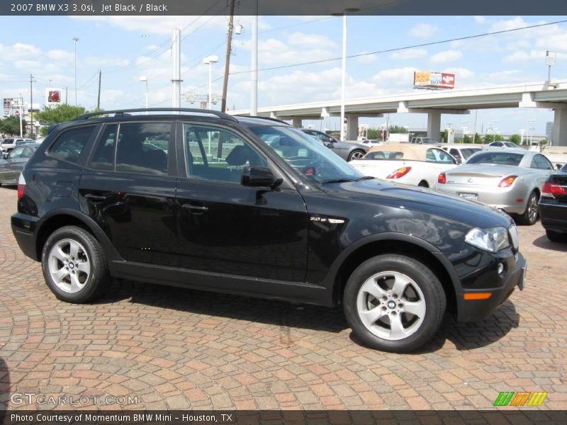 Jet Black / Black 2007 BMW X3 3.0si