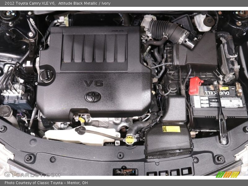 Attitude Black Metallic / Ivory 2012 Toyota Camry XLE V6