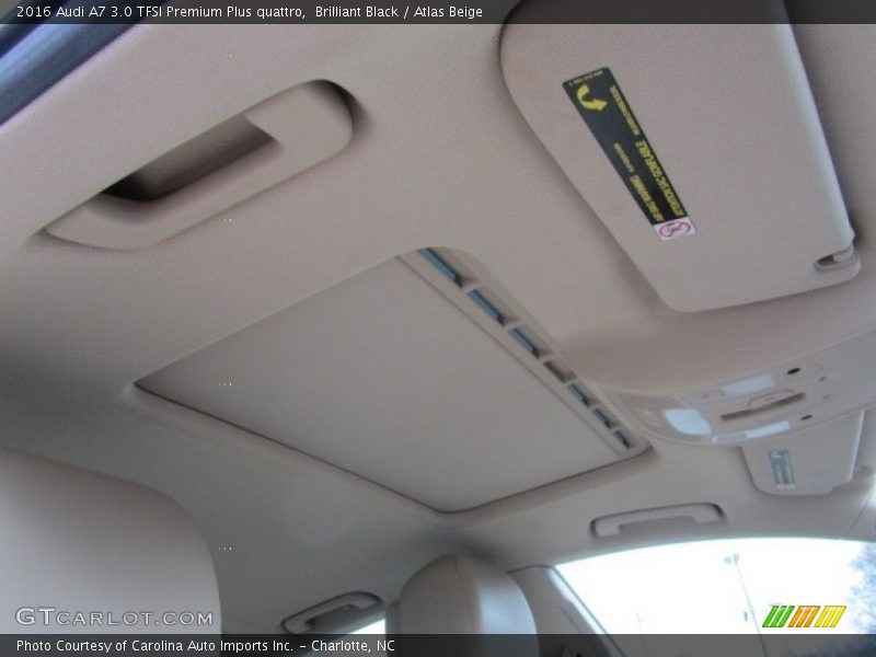 Brilliant Black / Atlas Beige 2016 Audi A7 3.0 TFSI Premium Plus quattro