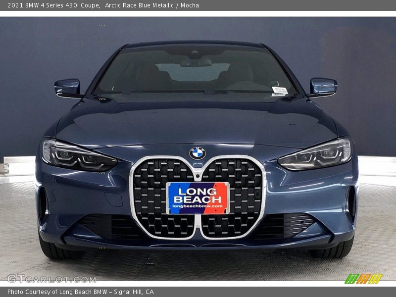 Arctic Race Blue Metallic / Mocha 2021 BMW 4 Series 430i Coupe