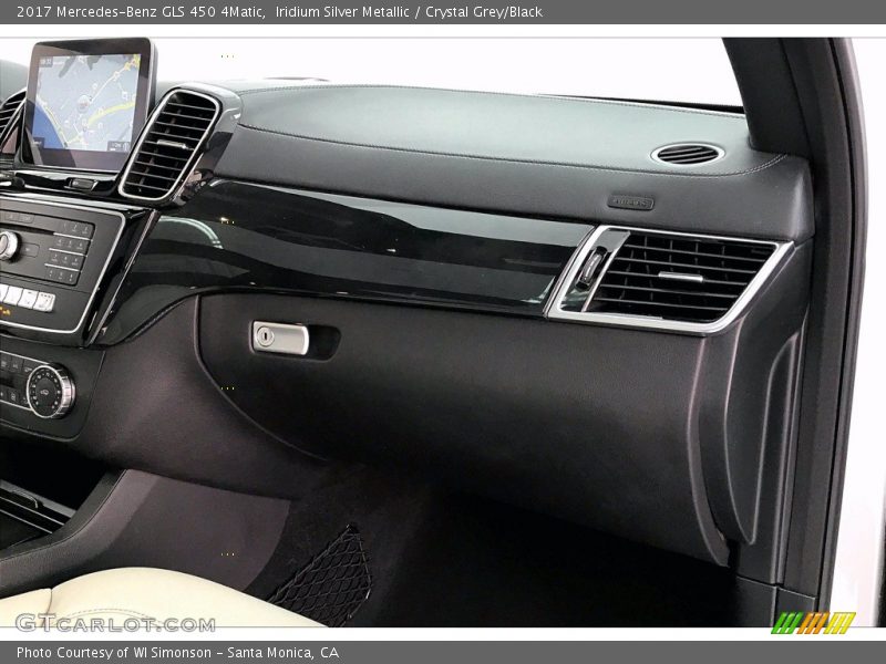 Iridium Silver Metallic / Crystal Grey/Black 2017 Mercedes-Benz GLS 450 4Matic