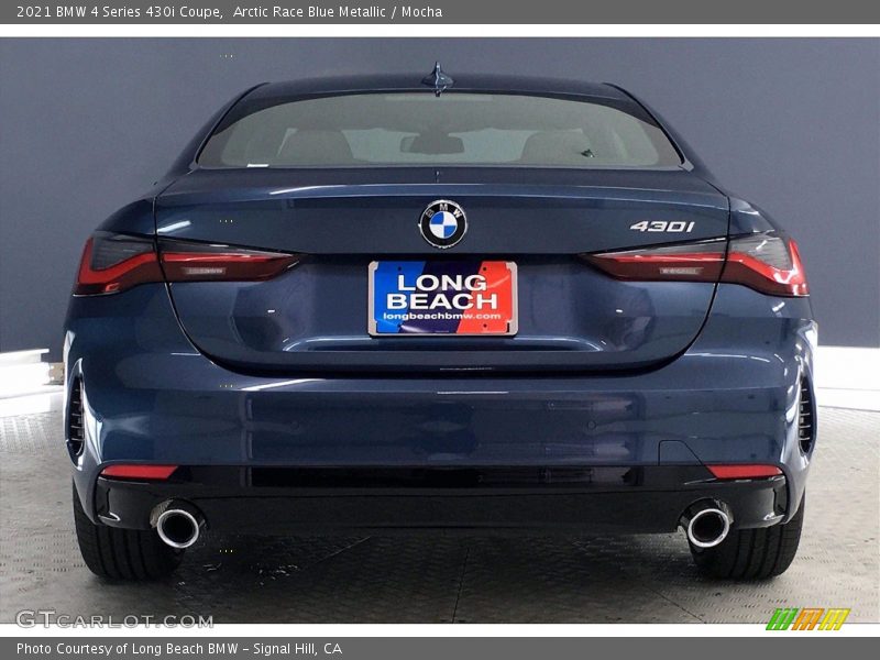 Arctic Race Blue Metallic / Mocha 2021 BMW 4 Series 430i Coupe