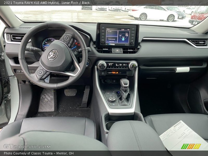 Dashboard of 2021 RAV4 XLE AWD Hybrid