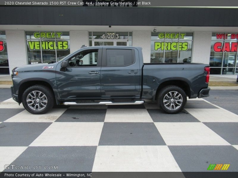 Shadow Gray Metallic / Jet Black 2020 Chevrolet Silverado 1500 RST Crew Cab 4x4