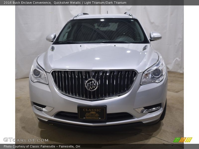 Quicksilver Metallic / Light Titanium/Dark Titanium 2016 Buick Enclave Convenience
