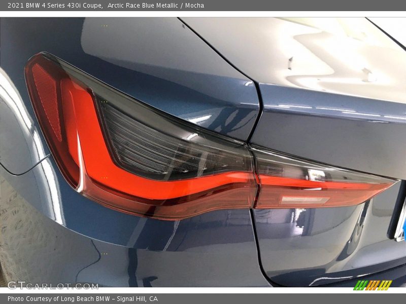 Arctic Race Blue Metallic / Mocha 2021 BMW 4 Series 430i Coupe