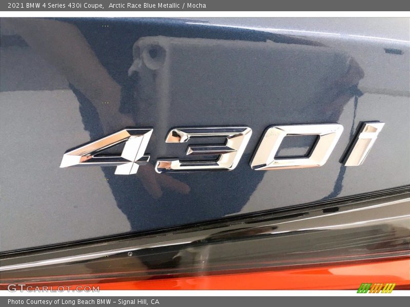 Arctic Race Blue Metallic / Mocha 2021 BMW 4 Series 430i Coupe