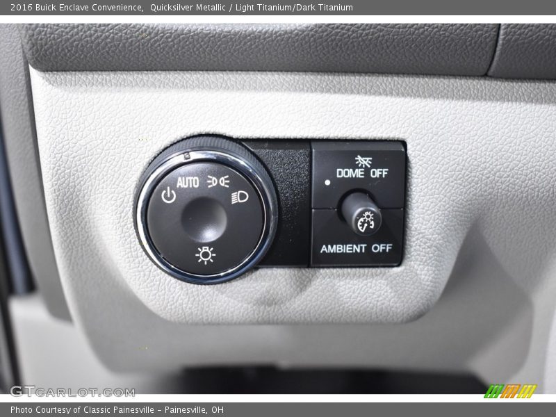 Quicksilver Metallic / Light Titanium/Dark Titanium 2016 Buick Enclave Convenience
