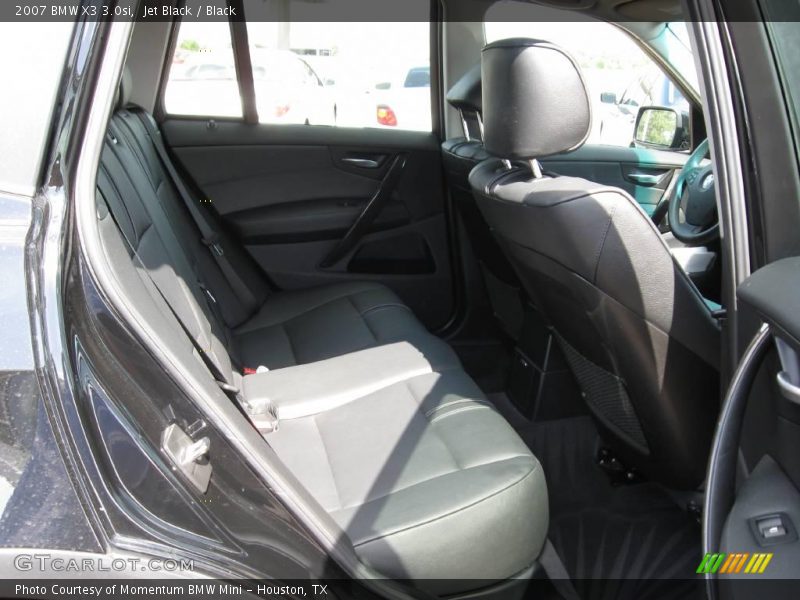 Jet Black / Black 2007 BMW X3 3.0si