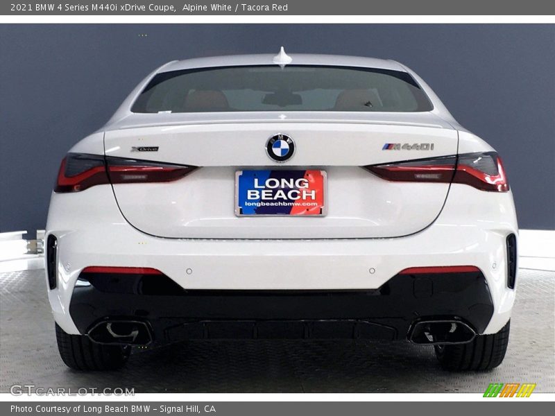 Alpine White / Tacora Red 2021 BMW 4 Series M440i xDrive Coupe