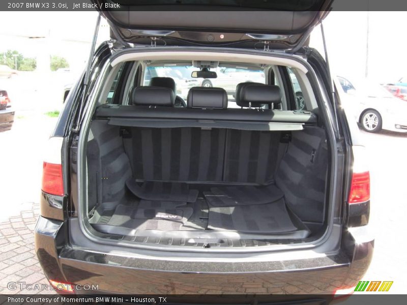 Jet Black / Black 2007 BMW X3 3.0si
