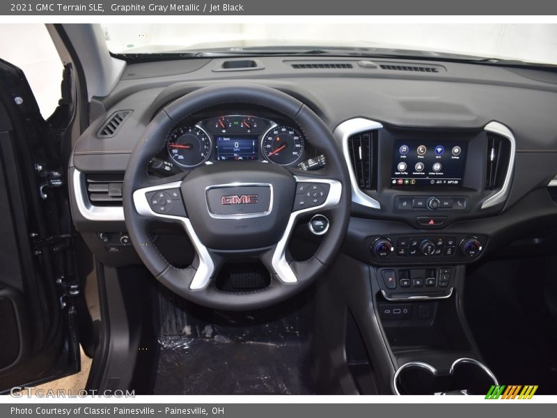 Graphite Gray Metallic / Jet Black 2021 GMC Terrain SLE