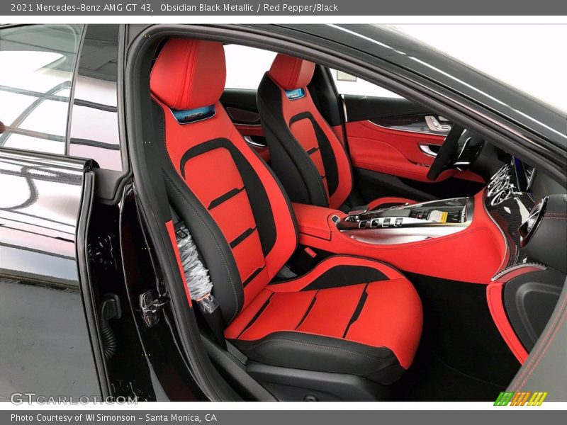Obsidian Black Metallic / Red Pepper/Black 2021 Mercedes-Benz AMG GT 43