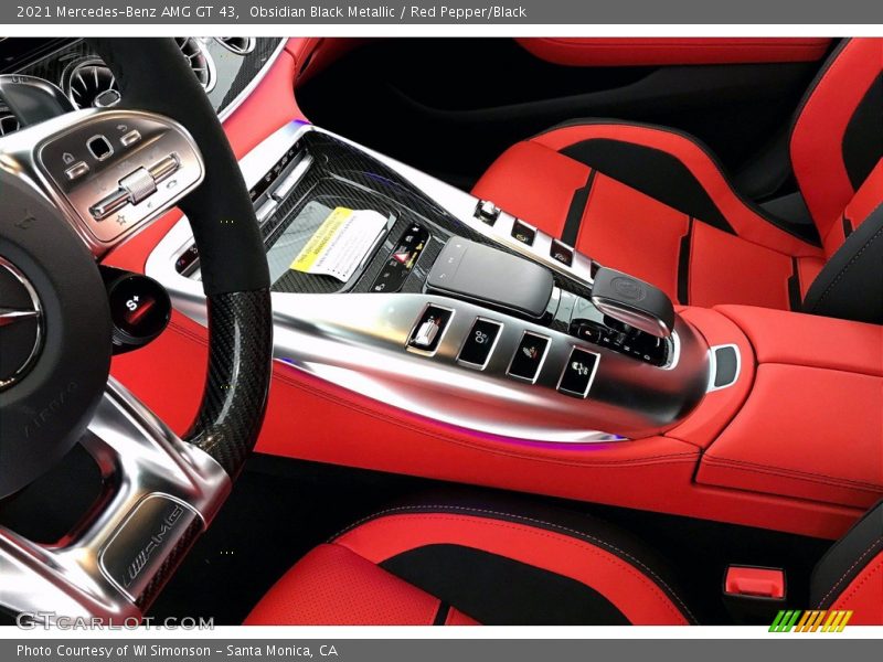 Obsidian Black Metallic / Red Pepper/Black 2021 Mercedes-Benz AMG GT 43