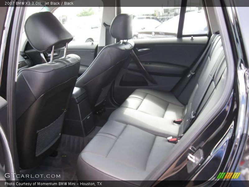 Jet Black / Black 2007 BMW X3 3.0si