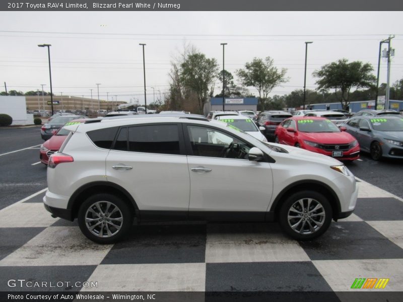  2017 RAV4 Limited Blizzard Pearl White