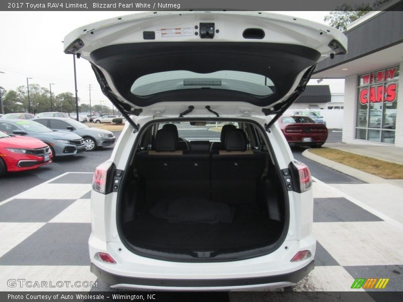 Blizzard Pearl White / Nutmeg 2017 Toyota RAV4 Limited