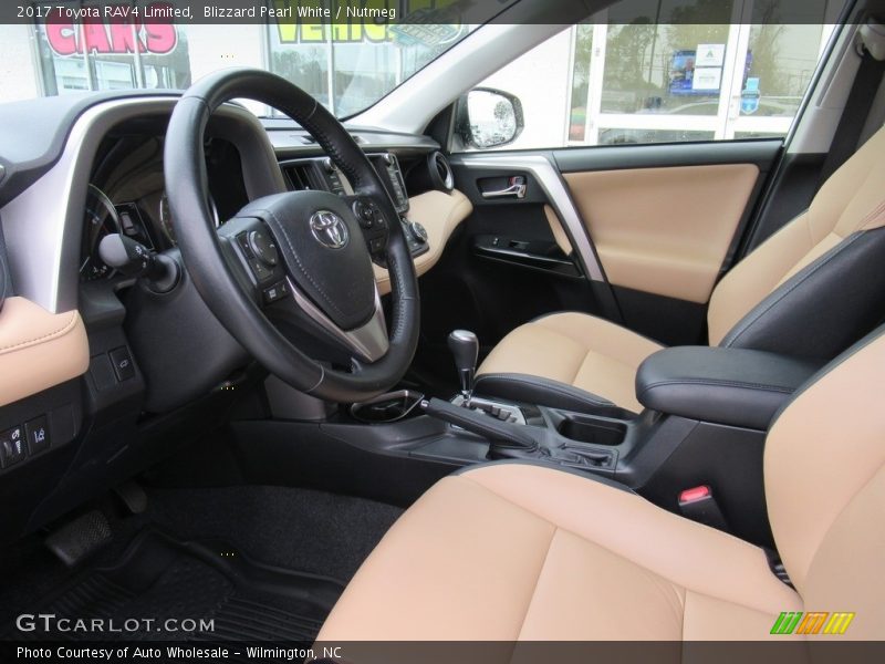 Front Seat of 2017 RAV4 Limited