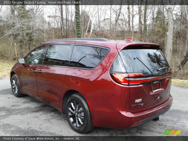 Velvet Red Pearl / Black 2021 Chrysler Pacifica Touring