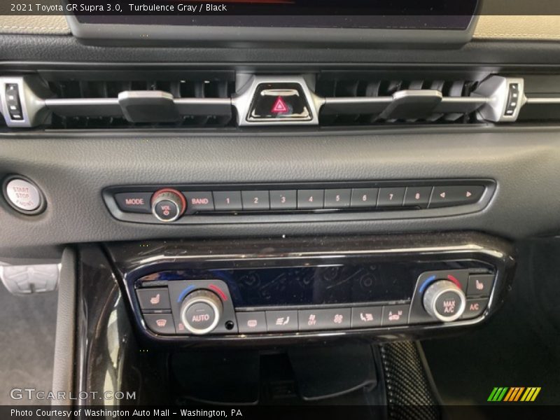 Controls of 2021 GR Supra 3.0