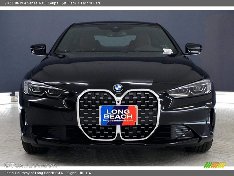 Jet Black / Tacora Red 2021 BMW 4 Series 430i Coupe